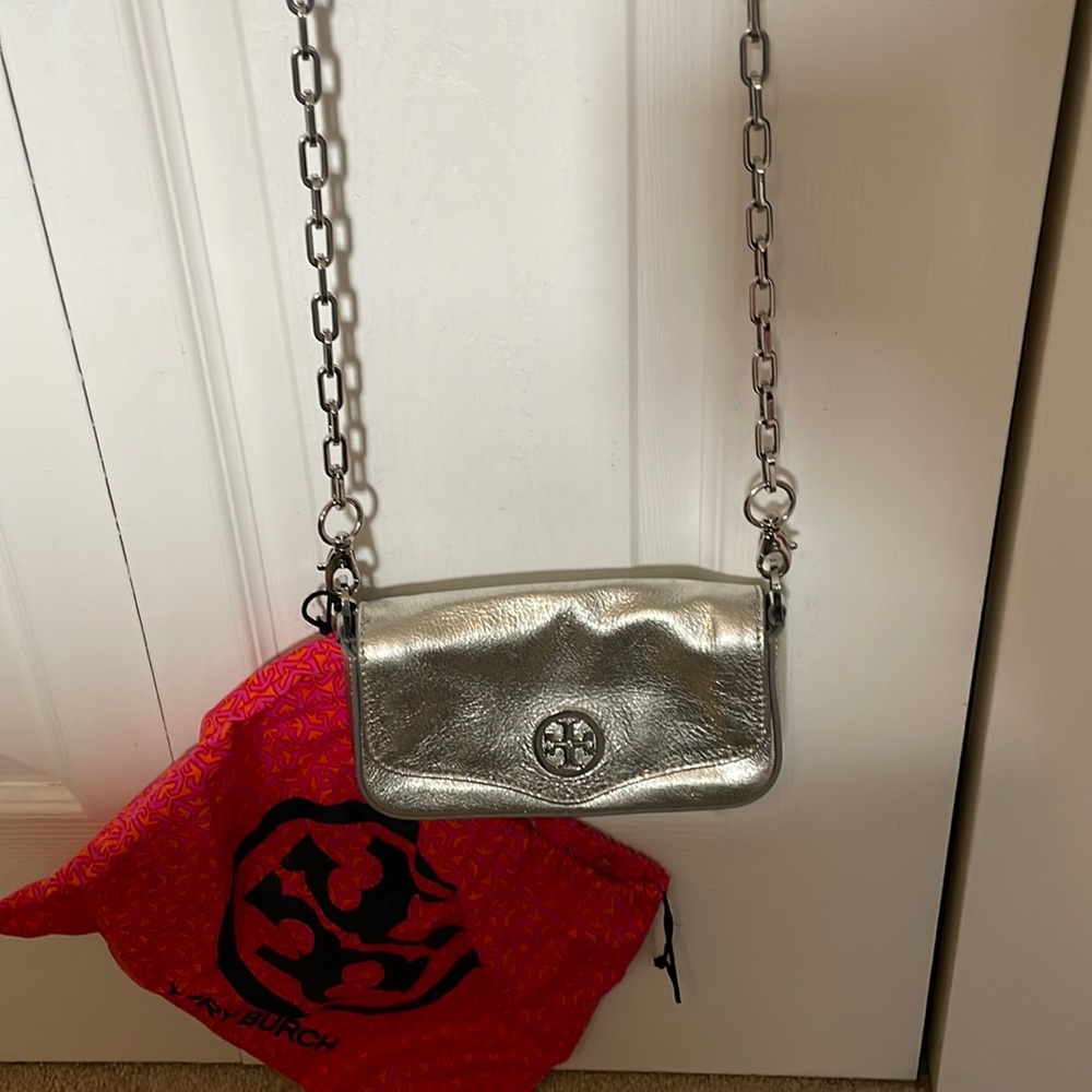 Tory Burch Platinum Purse